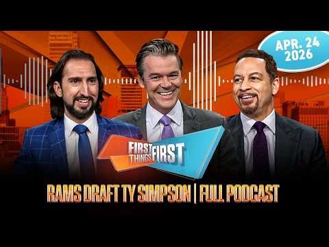 Rams draft Ty Simpson, Knicks SINKING vs. Hawks, Chiefs draft on defense, BUD List, Title Pie