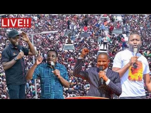 Live!! Sifuna,Natembeya and Linda Mwananchi storms Webuye East Constituency, Bungoma County.