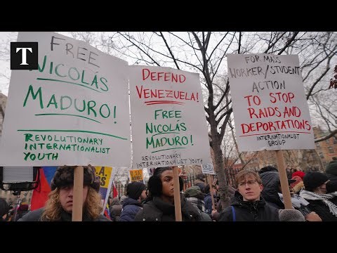 Protesters Gather at New York Courthouse as Maduro Goes on Trial