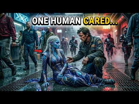 Everyone Stepped Over the Injured Alien Girl—Except One Human