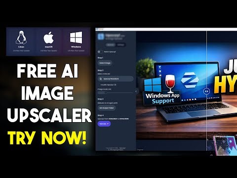 This Free AI Image Upscaler You Must Try It Now!
