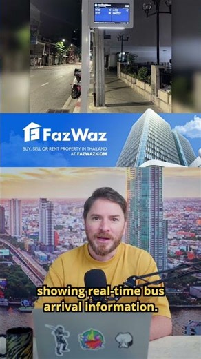 Bangkok bus stops get digital upgrade