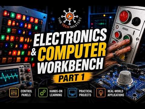 Building My Electronics & Computer Workbench | Complete Setup Part 1 | The Tech Mastery