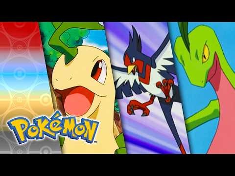 Ash's Johto and Hoenn Region Pokémon Evolutions | Pokémon Seasons 4-9