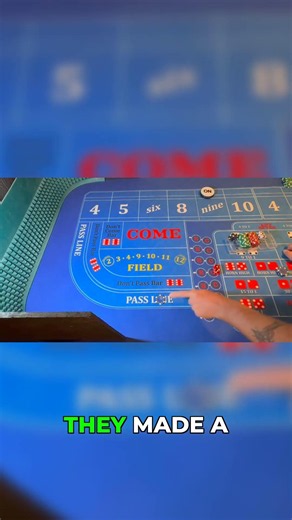 High-Stakes Craps: Bellagio's $500 Pass Line Play