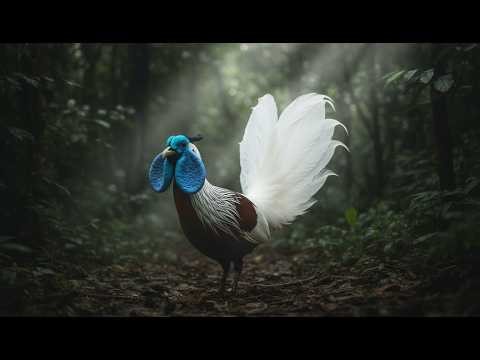 Alien Bird Found! The Rare Heart-Tailed Pheasant's Bizarre Mating Dance | Borneo Wildlife