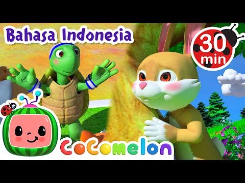 Kura-kura dan Kelinci | CoComelon | Kartun dan Lagu Anak | Moonbug Kids Indonesia | Nursery Rhymes