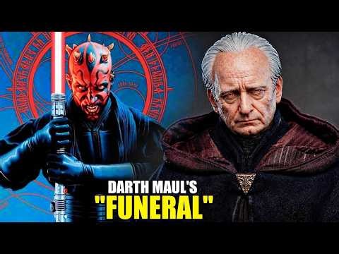 Why Palpatine Held a SECRET “Funeral” For Darth Maul