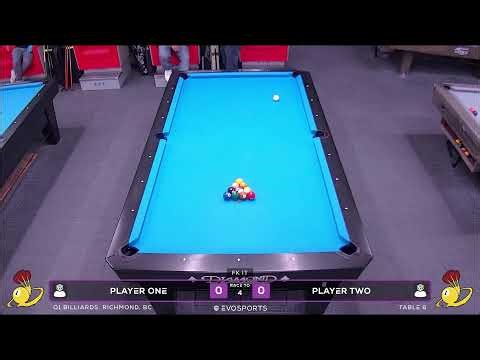 PLAYER ONE vs PLAYER TWO - Q1 BILLIARDS - TABLE 6 | EvoSports