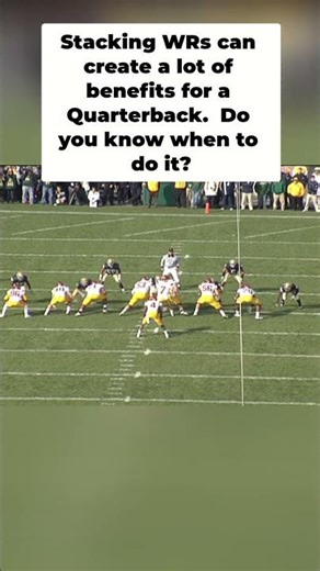 Why stacking WRs helps quarterbacks and offenses | Football film breakdown