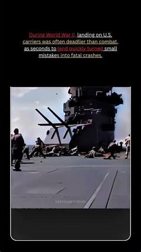 The Most Dangerous Part of WWII? Landing on a Carrier
