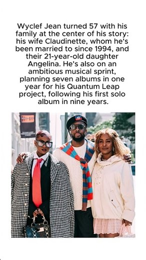 Wyclef Jean Turns 57 — Family, Seven Albums, and a Quantum Leap 🎂🎶 #shorts #wyclefjean