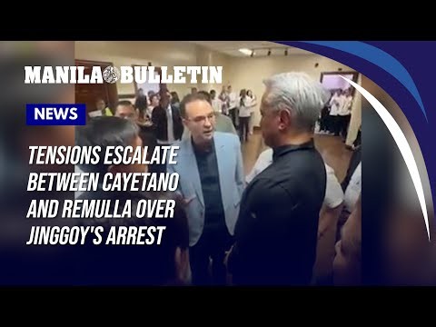 Tensions escalate between Cayetano and Remulla over Jinggoy's arrest