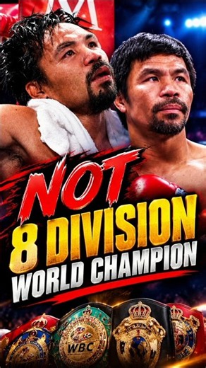 Why Pacquiao TECHNICALLY Is Not 8 Division World Champion #pacquiao #philippines #boxing #sports