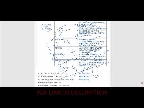 10th Std Public Exam 2026 | 8 Week Challenge – Week 6 Revision Plan 🔥 | Believers Education