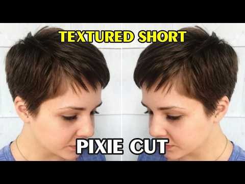 Classy Textured Short Layered Pixie Haircut Tutorial for Women | Soft Short Hair Cutting Techniques