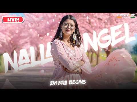 2M LIVE 1V1 WITH NALLA ANGEL || ROAD TO 2M #shorts #live #freefire #femalgamer