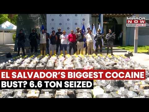Massive Cocaine Seizure: El Salvador Uncovers Record 6.6 Tonne Drug Haul In Pacific | WATCH