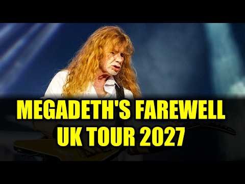 Megadeth's Final UK Tour 2027: Black Label Society & Testament Supporting!