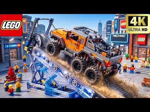 I Built a Powerful LEGO Automatic Treadmill For Lego Car🚗 | LEGO Creative Toys