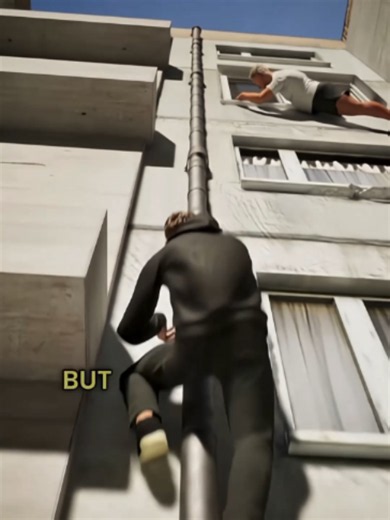 He slipped near a window... Video Credit: supercomical (TikTok) #fyp #foryou #forupage #cringe #story #comedy #funny