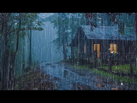 Rain Sounds for Sleeping – Calming Heavy Rain & Distant Thunder for Total Relaxation