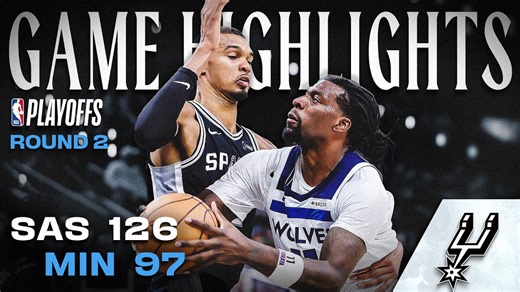 SPURS TAKE GAME 5 IN WIN OVER TIMBERWOLVES
