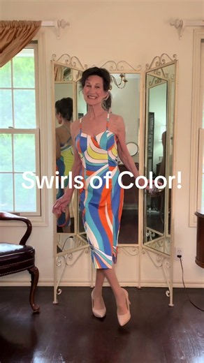 Summer Dress Styles: Bright Colors & Scarf Trends