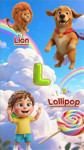 Learn Letter L | L is for Lion & Lollipop 🦁🍭 | Lucky & BoBy