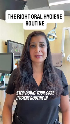 You can have all the right products and still be using them in the wrong order. 🦷 Flossing, brushing, rinsing, when you do each step can affect how much you're actually getting out of your routine. A few small changes can make the routine you're already doing work a whole lot better. #dentist #teethtips #oralhealth #dentalcare #dentaltips