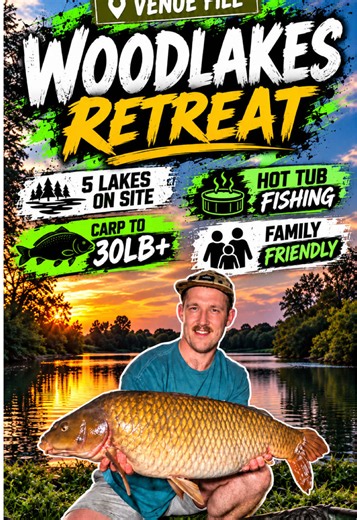 Woodlakes Retreat: The Perfect Family Carp Fishing Holiday in Norfolk?