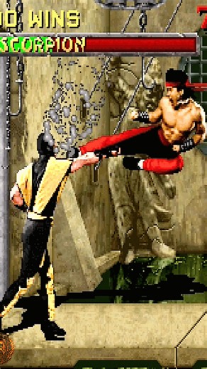 Scorpion vs Liu Kang 🔥 Mortal Kombat 2