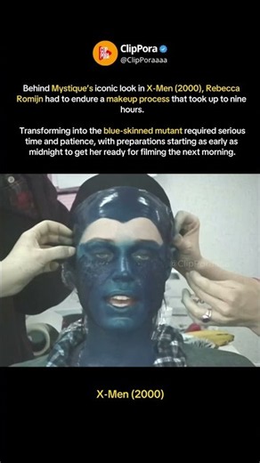 The Long Process Behind Mystique’s Look 😱 - X-Men (2000)