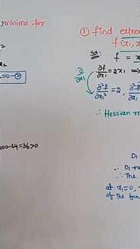 Multivariable Unconstrained Optimization Without Constraints Most Importan 007