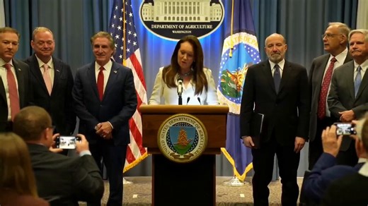 American farmers and ranchers are getting squeezed by rising fertilizer costs and fewer choices.In the 1980s, nearly 50 U.S. nitrogen producers competed in the market—today, just 4 control 75%. For potash, only 2 firms dominate nearly the entire supply.Our farmers need more options, more competition, and more predictability—especially during critical spring planting when every decision counts.The entire Administration is moving at “Trump speed” to deliver real solutions and put farmers first! 🚜