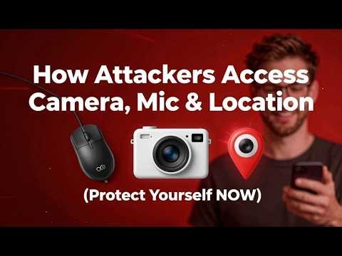 How Attackers Access Your Camera, Mic & Location (Protect Yourself NOW)