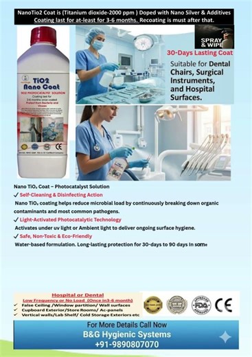 Nano Tio2 Coating #cleaninghacks #hygiene #uniqueshorts #newproduct #concept #suppliers #cleaning