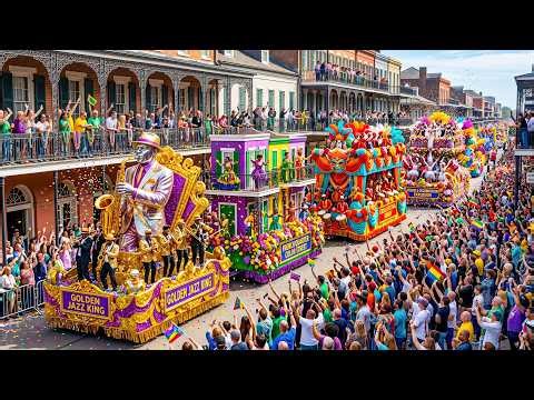 New Orleans Festival Parade 2026 | Jazz, Culture & Street Celebration 🎷🔥