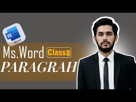 MS Word Paragraph (Bullet / Align Text / Line Spacing / shading / Bottom Border)