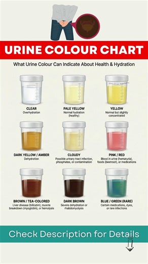 This Urine Colour Chart Can Reveal Hidden Health Clues