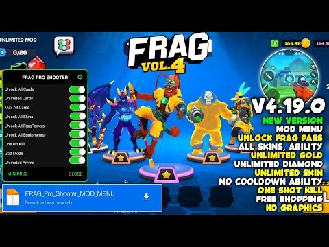 Frag Pro Shooter MOD MENU v4.19.0 | MOD APK | Unlock All Characters | MAX CHARACTERS ABILITIES