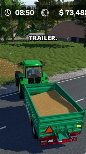 Unloading trailer in FS26