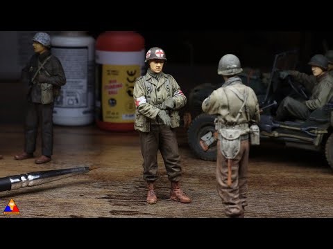 Painting Scale Model WWII Medics… Made Easy! | 1/35 US Combat Medic Tutorial