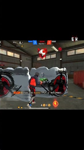 STOZO FF vs GTK GAMING 😈🔥 #shortsfeed #gtk111 #freefire
