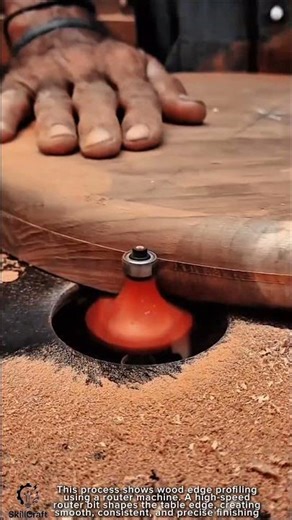 Wood Router Edge Profiling Work Tool for Precision Table Finishing #worktool