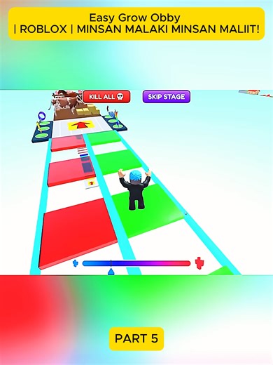Easy Grow Obby ROBLOX MINSAN MALAKI MINSAN MALIIT!