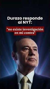 🚨Alfonso Durazo exige rectificación al The New York Times por presuntas investigaciones en su contra