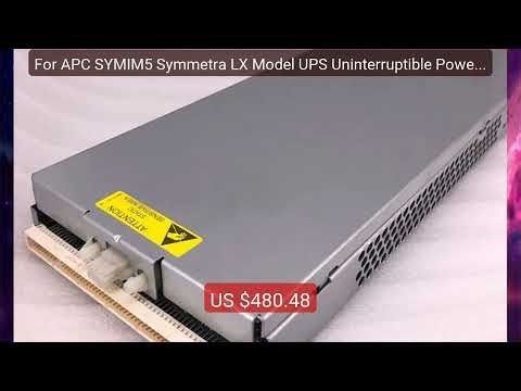For APC SYMIM5 Symmetra LX Model UPS Uninterruptible Power Su... — Amazing Value 2026 | Must Have!