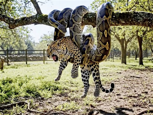 rescue animal :Rescue story: Rescuing a mother leopard attacked by a python in a tree. | Rainbow after the storm