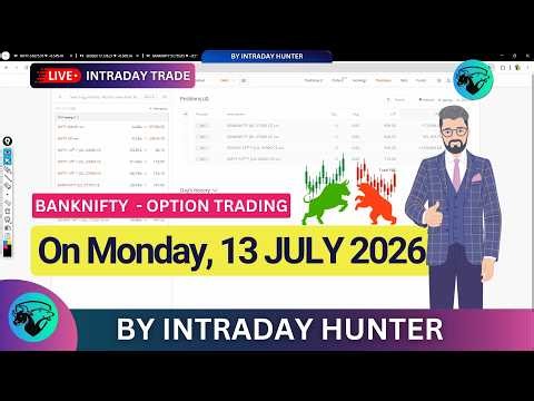 Live Bank Nifty Option Trading 📈 | Intraday Trading by Intraday Hunter